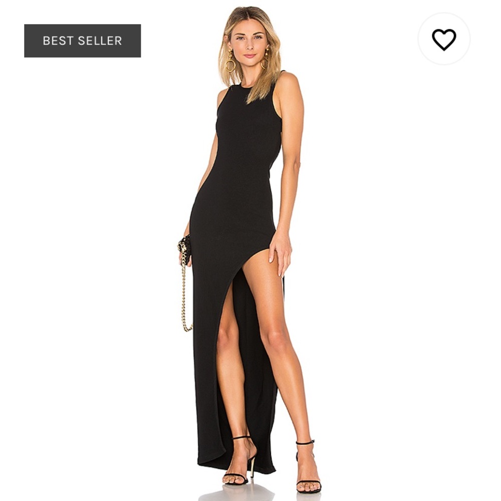 Black maxi dress